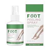 Foot Peelingspray, Foot Callus Remover, Nourishing Dead Skin Removal, Hydrating Formula, Feet Care Solution for Senioren, Athletes, Outdoor Workers, Runners, Women, Men and Adults, 100 ml