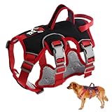 Shengxi Mehrzweck-Hundegeschirr, Ausbruchsicheres Anti Zug Hundegeschirr, Anti Zug Geschirr Hund Sicherheitsgeschirr, Hundegeschirr Kleine Hunde für Kleine Mittelgroße Hunde (Schwarz, S)