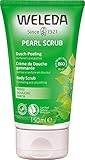 WELEDA Bio Pearl Body Scrub Duschgel - Naturkosmetik Birke Peeling Duschseife für Frauen & Männer mit Grapefruit / Zitrone Duft - Natürliche Körperpeeling Dusche für spürbar glatte Haut (1x 150ml)