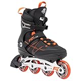 K2 Skates Herren Inline Skates F.I.T. 80 ALU, Black - red, 30G0415.1.1.095
