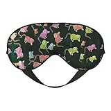 Niedliche Maus-Druck-Schlaf-Augenmaske, weiche Augenmaske für Zuhause und Camping, blockiert Licht, bequem für die meisten Benutzer