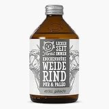 6 x 525ml Weide Pur & Paleo Rinderbrühe | Knochenbrühe 100% BIO | Enthält natürliches Protein, Kollagen | Low carb | Paleo & Ketogene Diät | Superfood | Bone Broth