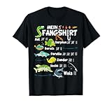 Fischarten 'Mein Fangshirt' Lustiges Jungen Angler T-Shirt