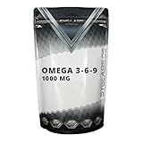 Syglabs Omega 3-6 - 9 1000mg hochdosiert (+Vitamin E) - 500 Kapseln