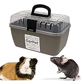 GarPet Transportbox Kleintier Meerschweinchen Hamster Vogel Mäuse Nagetier Trage Box Reisebox Kleintiertransportbox Transportkiste