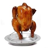 Robuster Hühnerbräter für Grill und Backofen, Kochen mit Bierdosen-Methode sicher