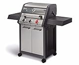 Enders® Gasgrill MONROE PRO X 3 S TURBO, 3-Edelstahlbrenner, PanoVision Sicht, 2 abklappbare Seitenablagen, HEAT RANGE™ -Brennsystem, 800 °C TURBO ZONE™, SIMPLE CLEAN™ #8374