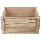Toddmomy Box Box Blumenkasten aus Holz naturholz saatstreuer Plant pots Garden Decoration blumenkübel Planter drinnen rechteckig Pflanzen Pflanzgefäß aus Holz Holzkiste groß großer Pflanzer