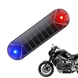 Auto-Sicherheits-Anti-Diebstahl-Licht | Kfz-Warn-Sicherheitslichter | Auto Solar Anti-Diebstahl-Licht für Auto, Motorrad, Fahrrad, selbstklebende gefälschte Lampe