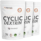 Cluster Dextrin® 3kg - hochverzweigtes zyklisches Dextrin (Highly Branched Cyclic Dextrin) - Cluster Dextrin® Premium Kohlenhydrate-Pulver als Alternative zu Maltodextrin - laborgeprüft - 60 Portionen