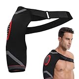 Pluvyze Schulterbandage für Frauen Herren, Verstellbar Schulterstütze, Schulter Bandage, schulterstütze,Schulterbandage für Frauen Herren,Atmungsaktive Neopren-Stütze, für Rechts und Links