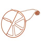 TOYANDONA Hängender Vogel Futterspender Metall Wetterfest für Balkon Garten Langlebiger Outdoor Vogelfutterstation Minimaler Wartungsaufwand Bunte Vogelwelt Ganzjährig Füttern