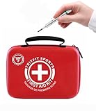 TRITFIT Sports - Erste-Hilfe-Set, 378 Teile von wesentlichen Gegenständen, Notfall-Überlebens-Kit, 2-in-1 für Auto, Büro, Camping, Wandern, Sport, wasserdicht, kompakt für Notfallvorsorge