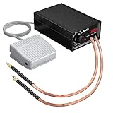 Seesii 8000W Punktschweißgerät - SEE-08 Spot Welder 10-90 Gänge mit Pedal, 2025 Aufgerüstet Punktschweißgerät für Akkus mit Dual Impuls Ausgang für 0,1-0,3 mm Nickelblech