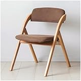 Stapelbarer Konferenzstuhl Btirostuhle Chefsessel, Esszimmerstuhl Holz Klappbare Sessel Esszimmer, Sessel Modern Design Ergonomischer Bürostuhl Stuhl Esszimmer Bürohocker ( Color : Light brown )