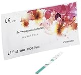 20x Z1 Pharma® Schwangerschaftstest 3. Generation - Frühtest Empfindlichkeit 10 miu/ml