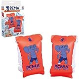 BEMA® Schwimmflügel Größe 1, für Kinder von 6-12 Jahren, Gewicht: 30-60 kg, Blau, Orange