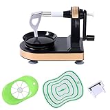 XiaZhiZhen apfelschäler Apple Peeler and Corer Machine Apple Slicer Fruit Peeler Vegetable Peeler Kitchen Tool Easy Peeler for Pears Peaches Potatoes etc Set of 4PCs