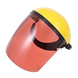 KOMBIUDA Leichter kopfmontierter Schweißschutz Gesichtsschutzschirm Beschlagfrei Stoßfest Schutz vor Spritzern Hohe Sichtbarkeit Geeignet für Schweißer und Schleifarbeiten