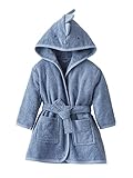 Vertbaudet Baby Bademantel KLEINER DINO blau 92/98