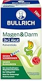 Bullrich Magen & Darm 2in1 Akut | Gegen Sodbrennen und Blähungen | Ideal für unterwegs | vegan | 12 Pulversticks