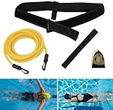 schwimmgurt für Pool schwimmtrainer Pool schwimmgürtel schwimmgurt Erwachsene schwimmgurt Kinder,Einstellbare schwimmtrainer Erwachsene Gürtel Leine Pool Aqua Fitnessgeräte