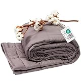 FRIEDO products Gewichtsdecke 135x200 9kg – Anti-Stress Therapiedecke für Erwachsene – Schwere Decke für erholsamen Schlaf & schnelles Einschlafen – ÖKO-TEX100 Zertifiziert I Weighted Blanket