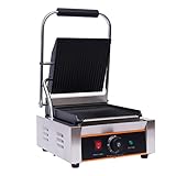 Acesunny 220v Kontaktgrill mit Wechselplatte Tischgrill Antihaftbeschichtet 1800W 0-300℃ Elektrisch Sandwich-Pressegrill Kontaktgrill Grillplatte Grill