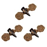 XANHOY Knebelknöpfe in Hornform, stilvolle Oberbekleidung, dekorative Knöpfe für Modebegeisterte, 3 Stück