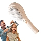 Haarbürste zum Entwirren der Haare – Mehrzweck-Entwirrbürste | Selbstreinigende Antistatische Haarbürste für alle Haartypen und Perücken