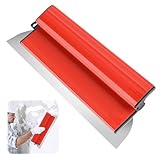 CEOTIS 16Inch/40CM Flächenspachtel, Edelstahlklinge Spachtel Werkzeug für ,Aluminiumlegierung Z-Griff Flächenspachtel Glättspachtel, große Arbeitsbereich Wand Dekoration Bau Werkzeug spachteln