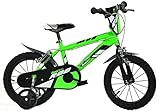 Dino Bikes Kinder 414u-r88 Kinderfahrrad 14 Zoll 4-7 Jahre grün, Mehrfarbig, 3