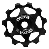 TOYANDONA Hinteres Leitrad Umwerfer Riemenscheiben des Schaltwerks Fahrrad Riemenscheibe Fahrrad-riemenscheiben Fahrrad Schaltwerk Riemenscheibe Aluminiumlegierung Black