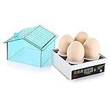 Digitaler Mini-Eier-Inkubator, 4-Eier-Brutmaschine, automatische Temperaturregelung für Hühner, Enten, Wachteln, Vögel