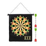 Magnetische Dartkarte, Dartboard Magnetic – Innen- und Außenspiel | Doppelseitiges Dartbrettspiel für Kinder Erwachsene drinnen und draußen
