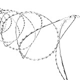 vidaXL Stacheldraht Verzinkter Stahl 60m Natodraht Klingendraht Sperrdraht