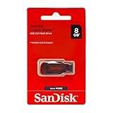 SanDisk Cruzer Blade 8GB USB-Stick USB 2.0 schwarz/rot