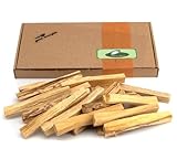 Native Spirit | Palo Santo Räucherhölzer | 80g dünn mit je 5–6g pro Stück | 10cm lang | Heiliges Holz aus Peru | 100% natürlich und fair gehandelt | handgefertigt | Energetische Reinigung & Belebung