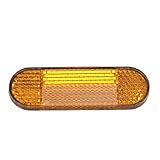 Elektroroller-Reflektor, Orangefarbener Reflektorstreifen Am Vorderrohr, Nächtliche Sicherheitswarnung mit Verbesserter Sichtbarkeit