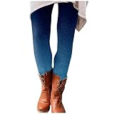 Thermo Leggings Damen Strumpfhosen Für Damen Hosen Warm Thermohose Hohe Taille Laufhose Stretch Leggins Gefüttert Strumpfhosen Lounge Damen Laufhose Sportleggings Schlafanzughosen(#01 Royal Blue,XXL)