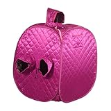 Tragbares persönliches Sauna-Zelt, zusammenklappbares SPA-Dampf-Sauna-Zelt, schnell erhitzendes Doppelreißverschluss-Ganzkörper-Warm-Mini-Sauna-Werkzeug,Saunasitzungen zu Hause(1 UK)