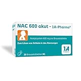 NAC 600 akut - 1 A Pharma mit Acetylcystein: Zum Lösen von Schleim in den Atemwegen (20 Brausetabletten)