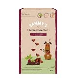 Sammy´s Herzensbrecher | Fein gebackene Snacks für Hunde | Schonend im Ofen gebacken | Mit Rote Bete & Löwenzahn | Reich an Geflügel | ohne Zuckerzusatz | Trainingssnack | 1 x 800 g