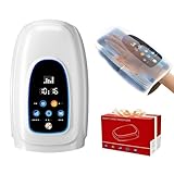 Elektrische Handmassagegeräte, Kabelloses Handmassagegerät mit 3 Luftkompression-Modi und 5 SIntensitätsstufen, Handmassagegerät mit Thermotherapie für Arthritis und Karpaltunnel, Großes Geschenk