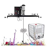 980 W elektrischer Farbmischer-Rührer, 900 mm Edelstahl-Rührstab, 720–1200 mm einstellbar, kommerzielle 1-Tonnen-Farbrührmaschine for Tintenlöser-Rührer(C)