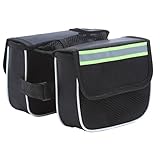 Violiica Mountainbike-Rahmentasche mit wasserdichter Handytasche, 600D-Polyester, Oberrohr-Organizer für Radfahren, reflektierende Streifen für Nachtfahrten, für Straße und Mountainbike, für Fahrräder