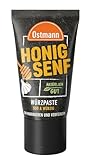Ostmann Gewürze- Honig Senf Würzpaste | BBQ-Würzpaste zum Marinieren von Fleisch und Gemüse | Ideal für selbstgemachte Salatdressings | Aus natürlichen Zutaten | 55 g in der Tube