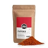 Spicy Welt Paprika edelsüß gemahlen - Mildes Paprikapulver, gemahlenes Pulver, hochwertiges Gewürz ohne Zusatzstoffe (500g)