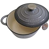 Gusseisen Topf Emailierte Topf Schmortopf Gusseisentopf Brottopf Brotbacktopf Dutch Oven Kasserolle 21Ø 2,4Liter