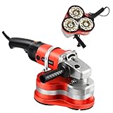 Elektrischer Betonschleifer Elektrischer Winkelschleifer 3000 W Elektrisch Mit 6-Gang-Einstellung Und Zusatzgriff,3 Diamant-Schleifscheiben Für Zement-, Marmor- Und Granitoberfläche Finishing